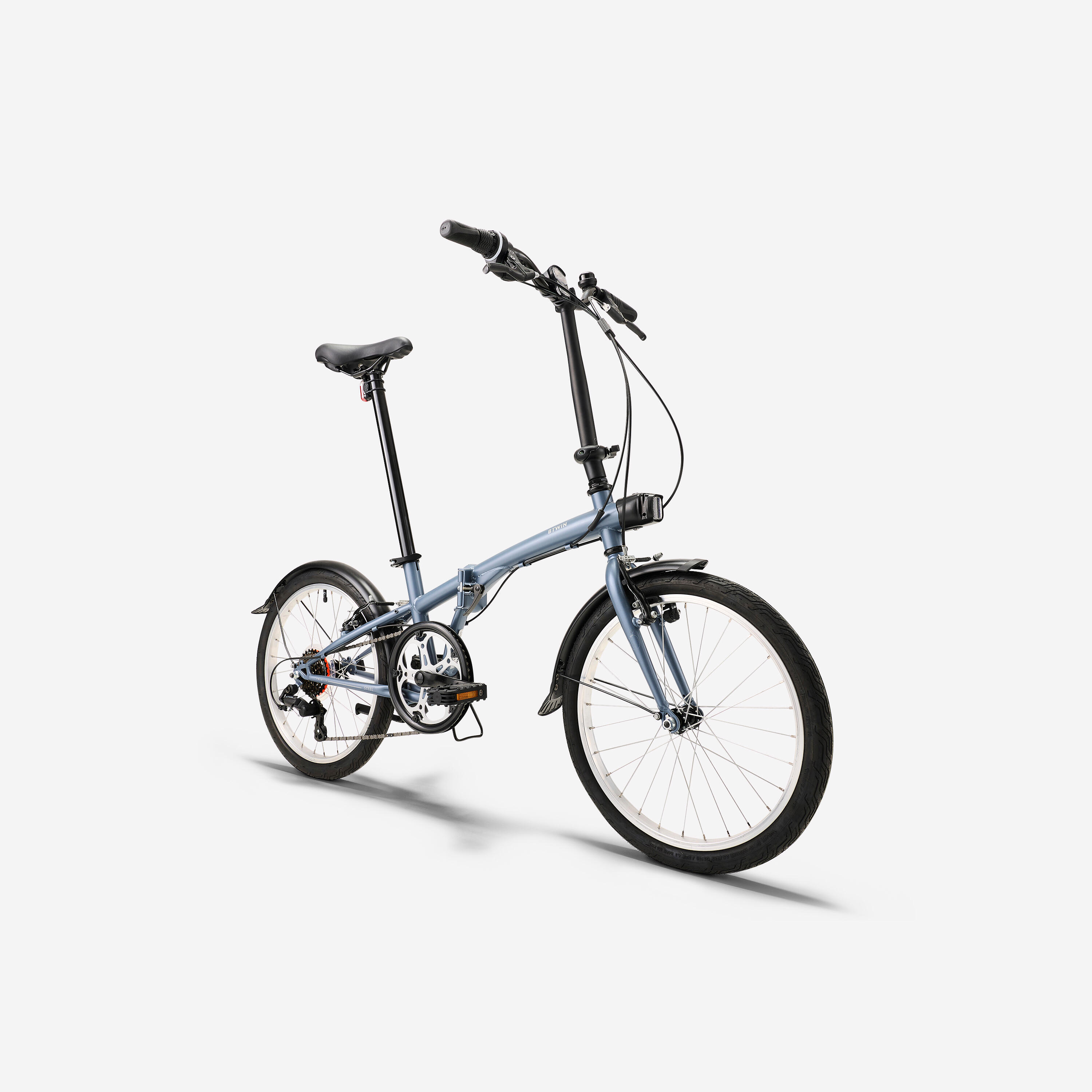 DECATHLON BTWIN Fold 120 20 İnç Jant Katlanır Bisiklet Gri