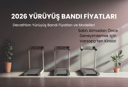 Evde spora başlamak için en iyi Decathlon yürüyüş bandı modellerini karşılaştırdık. Domyos serisini inceleyin, Varsapp ile kiralayarak hemen evinizde deneyin!