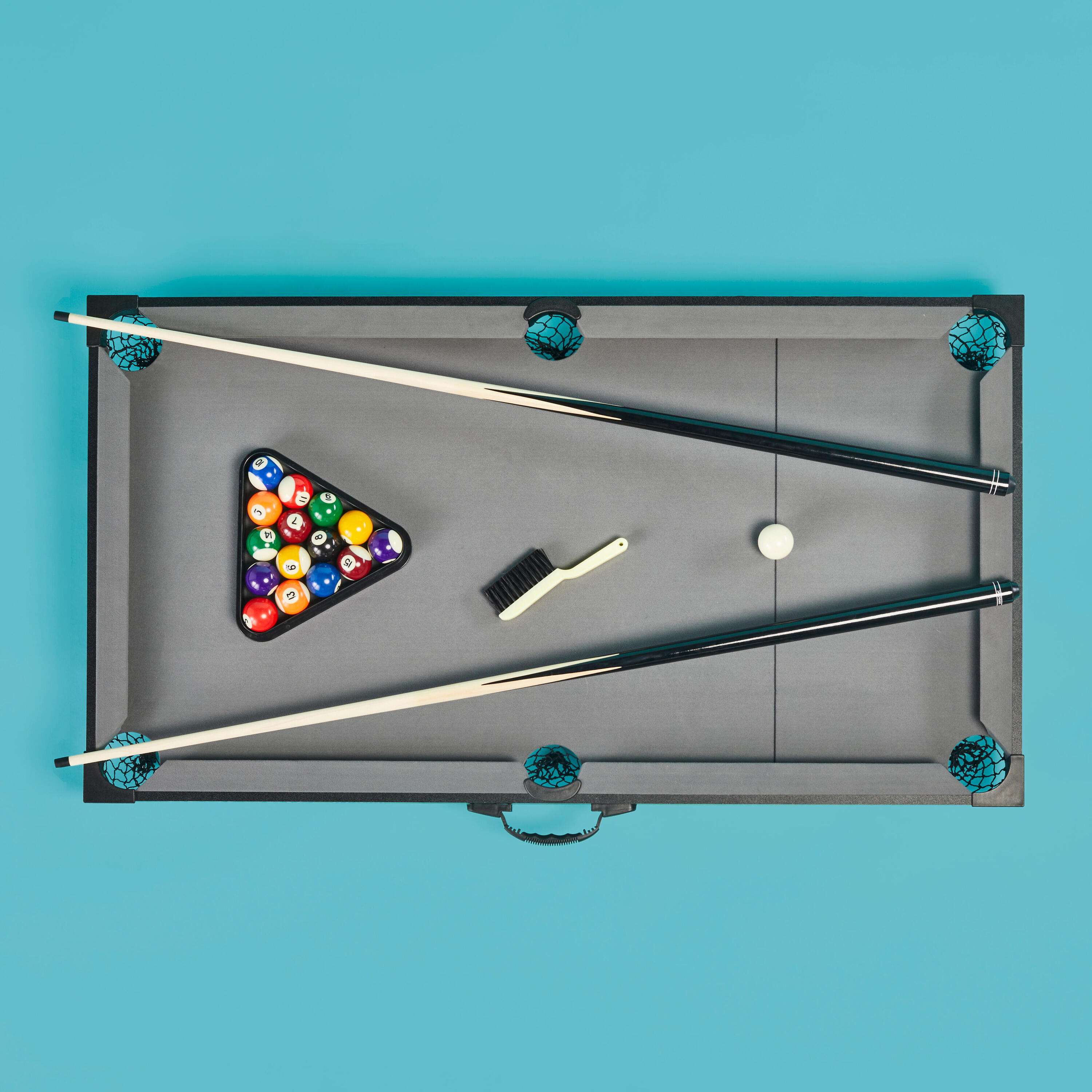 DECATHLON PONGORI Portatif Masaüstü Bilardo Seti