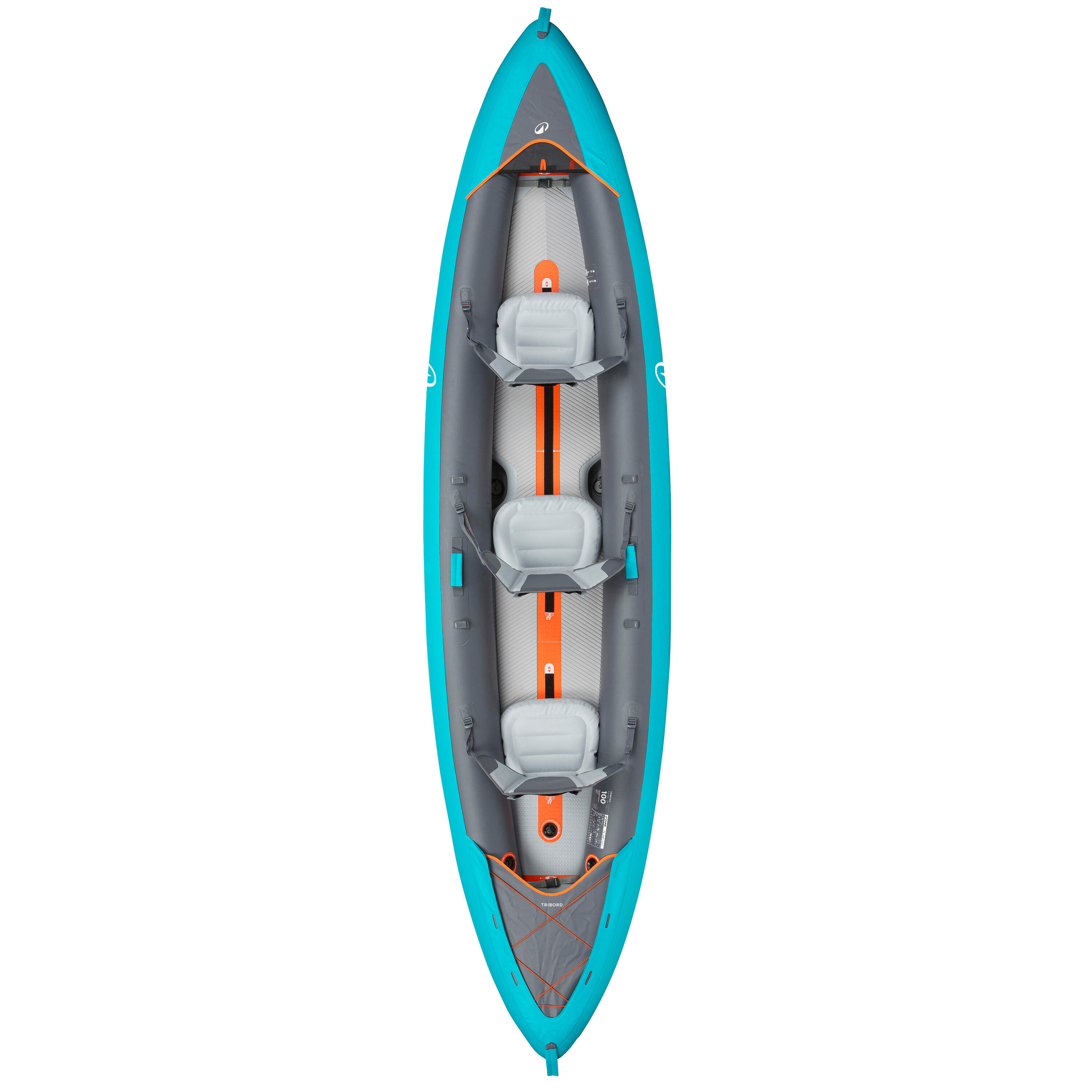 DECATHLON BUNDLE - Şişme Kano - 2/3 Kişilik - Mavi - 100+