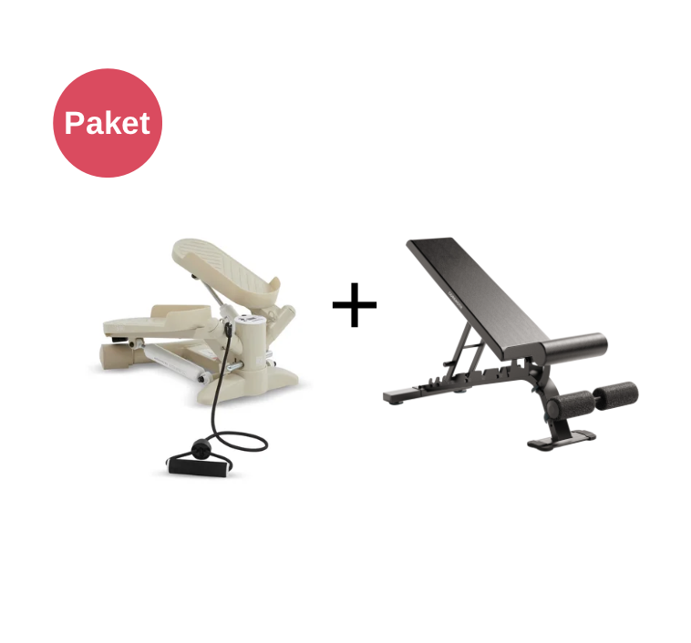 Decathlon Fitness Paketi Katlanabilir Mekik Sehpası + Mini Stepper